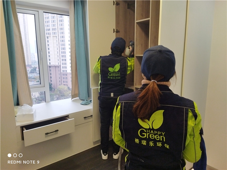 武漢除甲醛案例-后方基地家屬院甲醛凈化治理