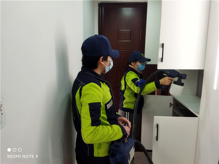 武漢除甲醛案例：漢橋城中花園小區(qū)新房除甲醛