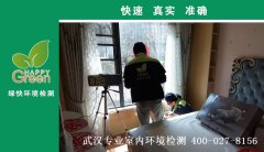 武漢市江岸區(qū)后湖二路圣城和園門新房甲醛檢測