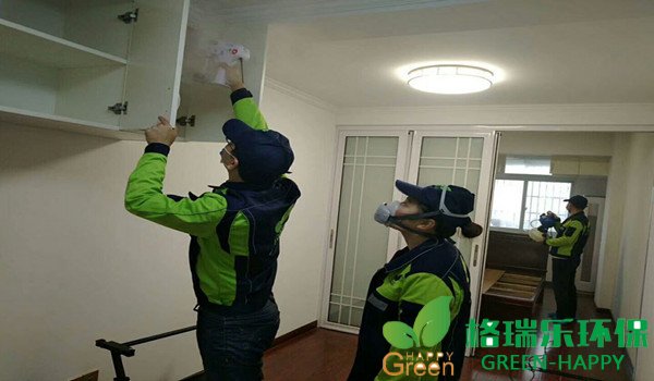 銀河大廈，甲醛污染，武漢除甲醛，格瑞樂(lè)，甲醛治理，綠快